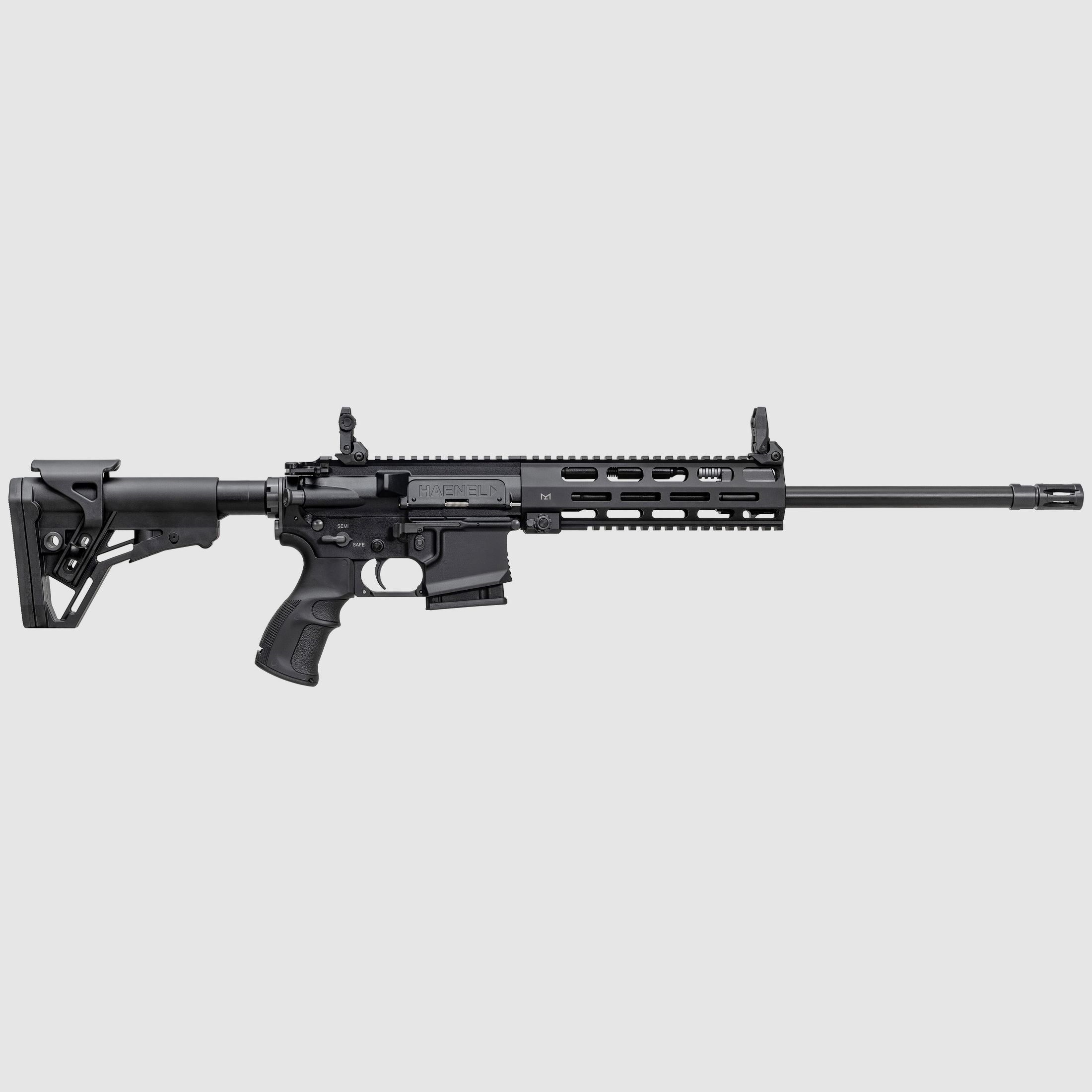 Haenel CR 223 M-LOK Handschutz Lauflänge 423 mm | Direktabzug | Handschutz kurz | Schwarz | sportlich zugelassen, Kal. .223 Rem.