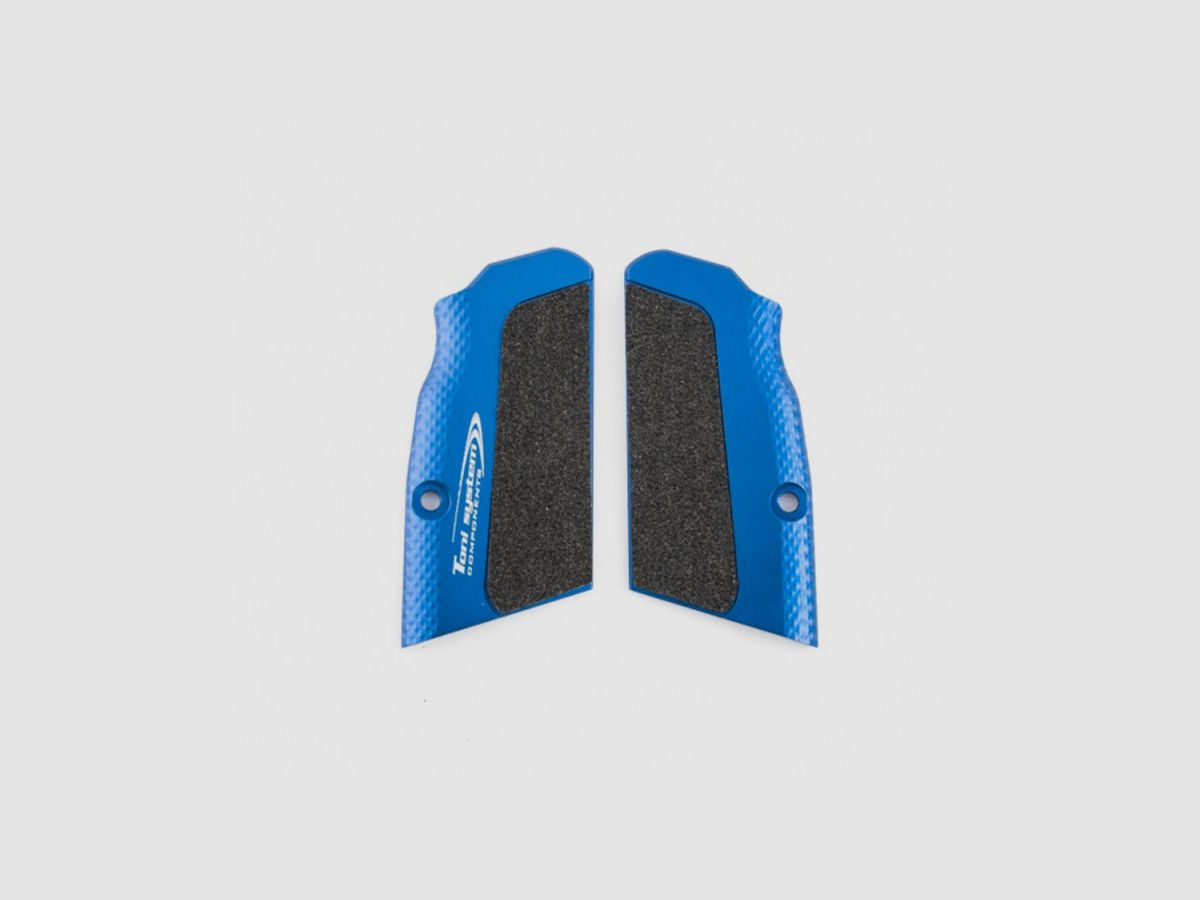 TONI SYSTEM DGTFSHC Highgrip Ultra Short Griffe für Tanfoglio Small Frame, Farbe: Blau, Bild 1 von 3