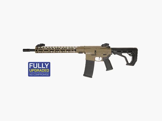 GP R15 FREYA 14" CNC Mlok FREYA ALPHA S-AEG Tan Libero da 18 anni | Delta Armory