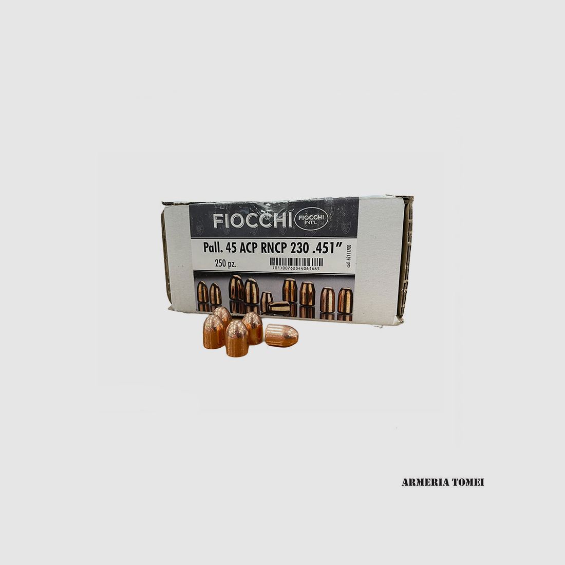 FIOCCHI – Geschosse .45 ACP RNCP 230 .451″ CONF. 250 ST.