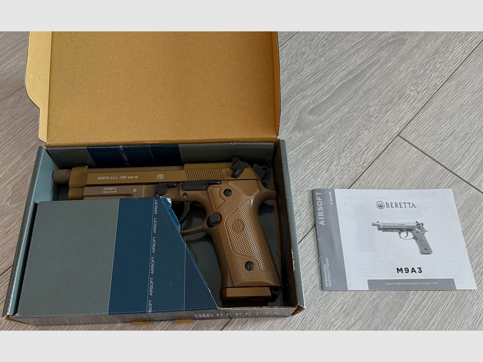 Umarex Beretta M9A3 Full Metal CO2, GBB Softair Pistole