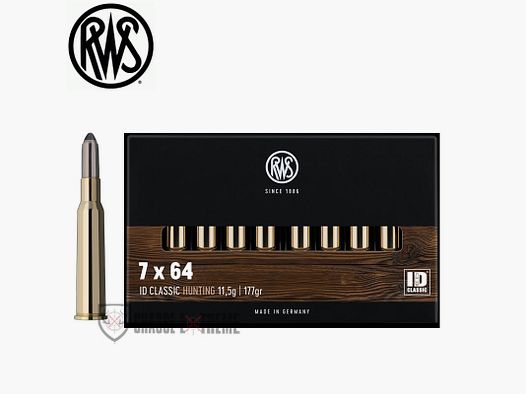 20 RWS patronen kal. 7X64 177gr ID Classic