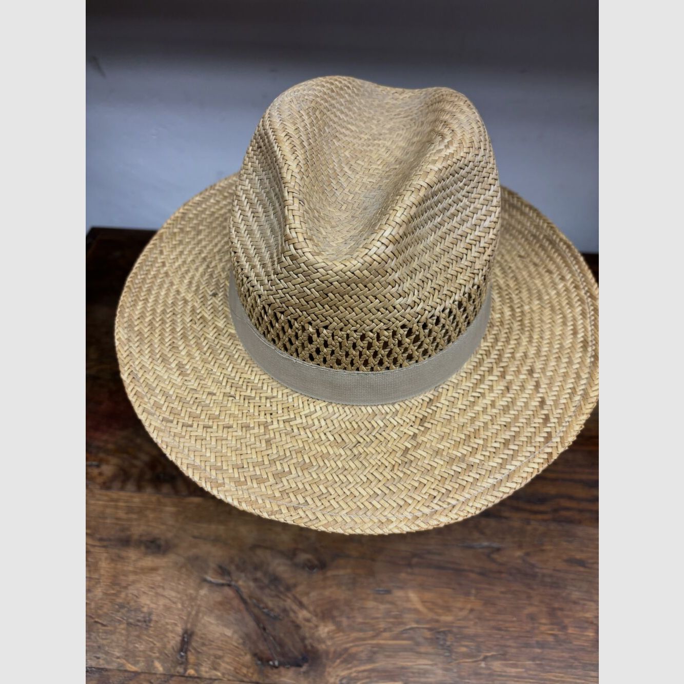 Sombrero de paja Faustmann