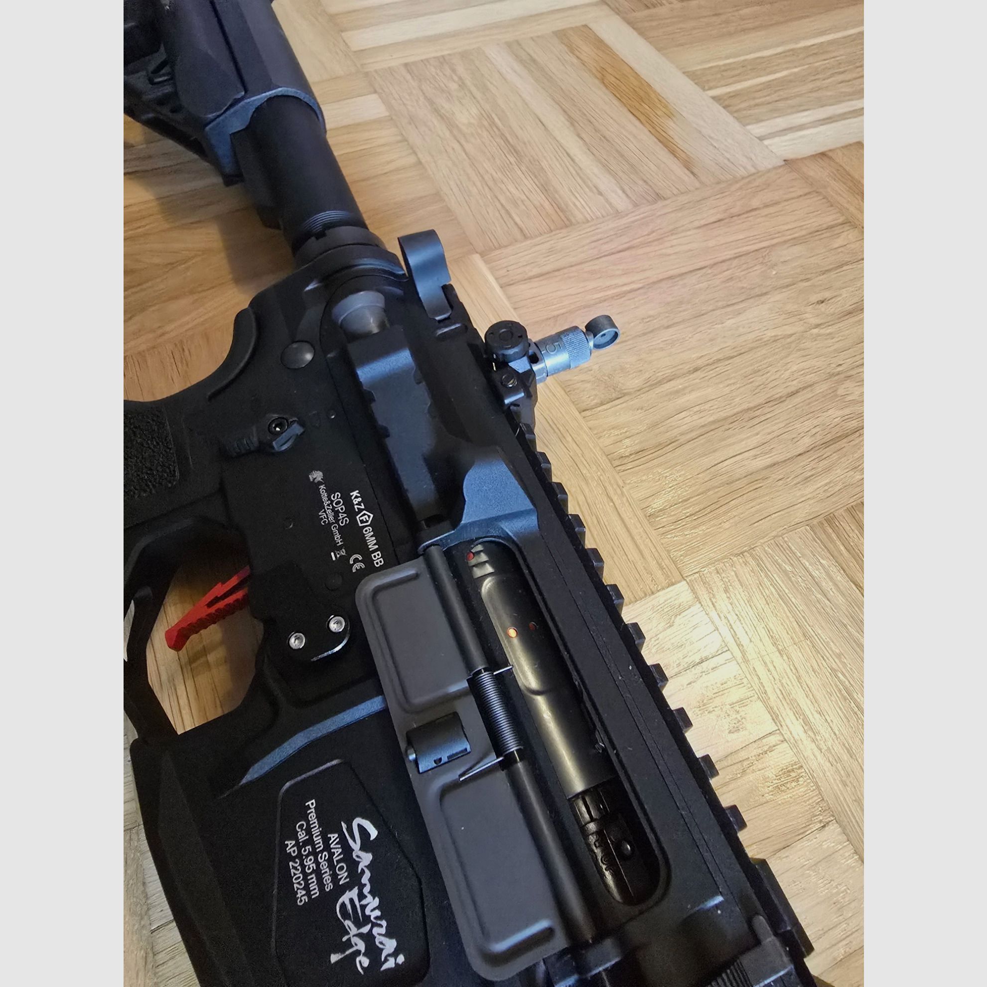 VFC Avalon Samurai Edge CQB Full Metal Gate Aster System S-AEG 6mm BB nero