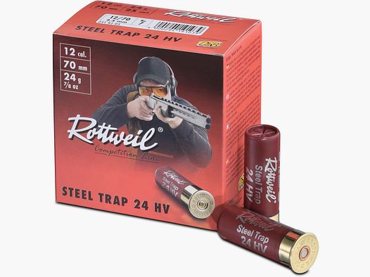 Rottweil Steel Trap 24 2,5mm 20/70, 25 Patronen HV