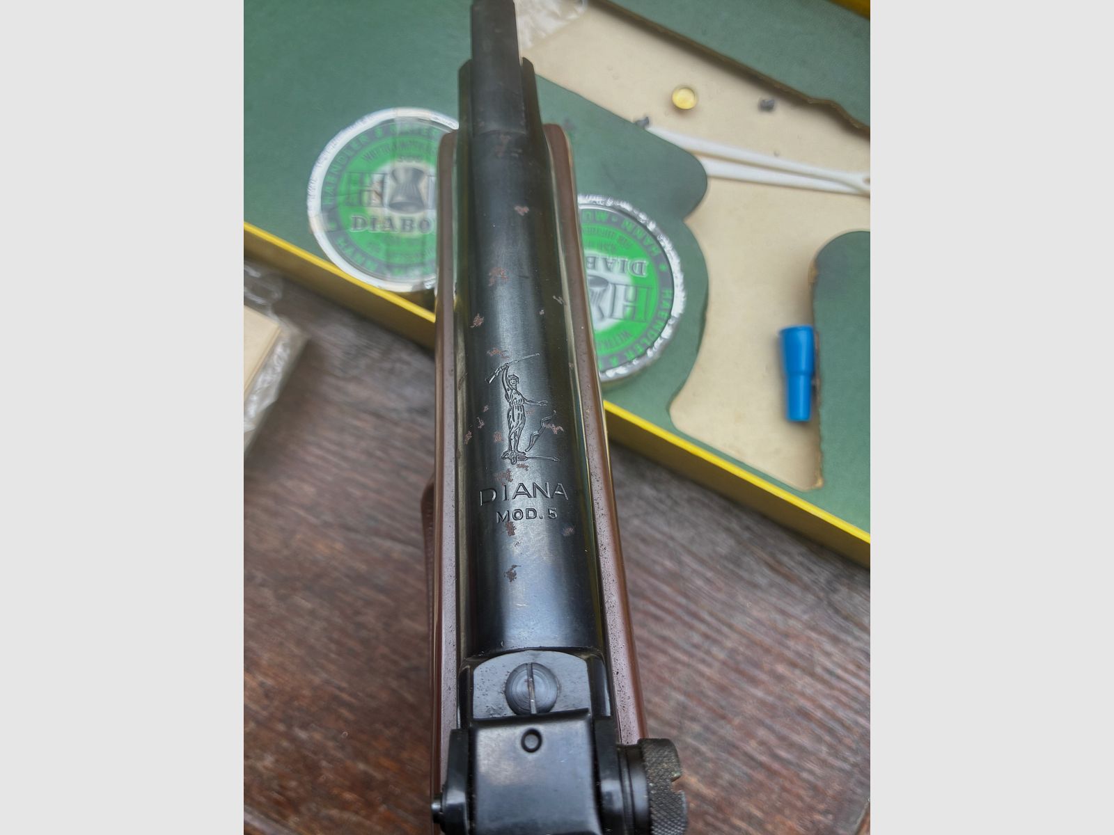 Diana Mod. 5 air pistol incl. original packaging and instruction manual