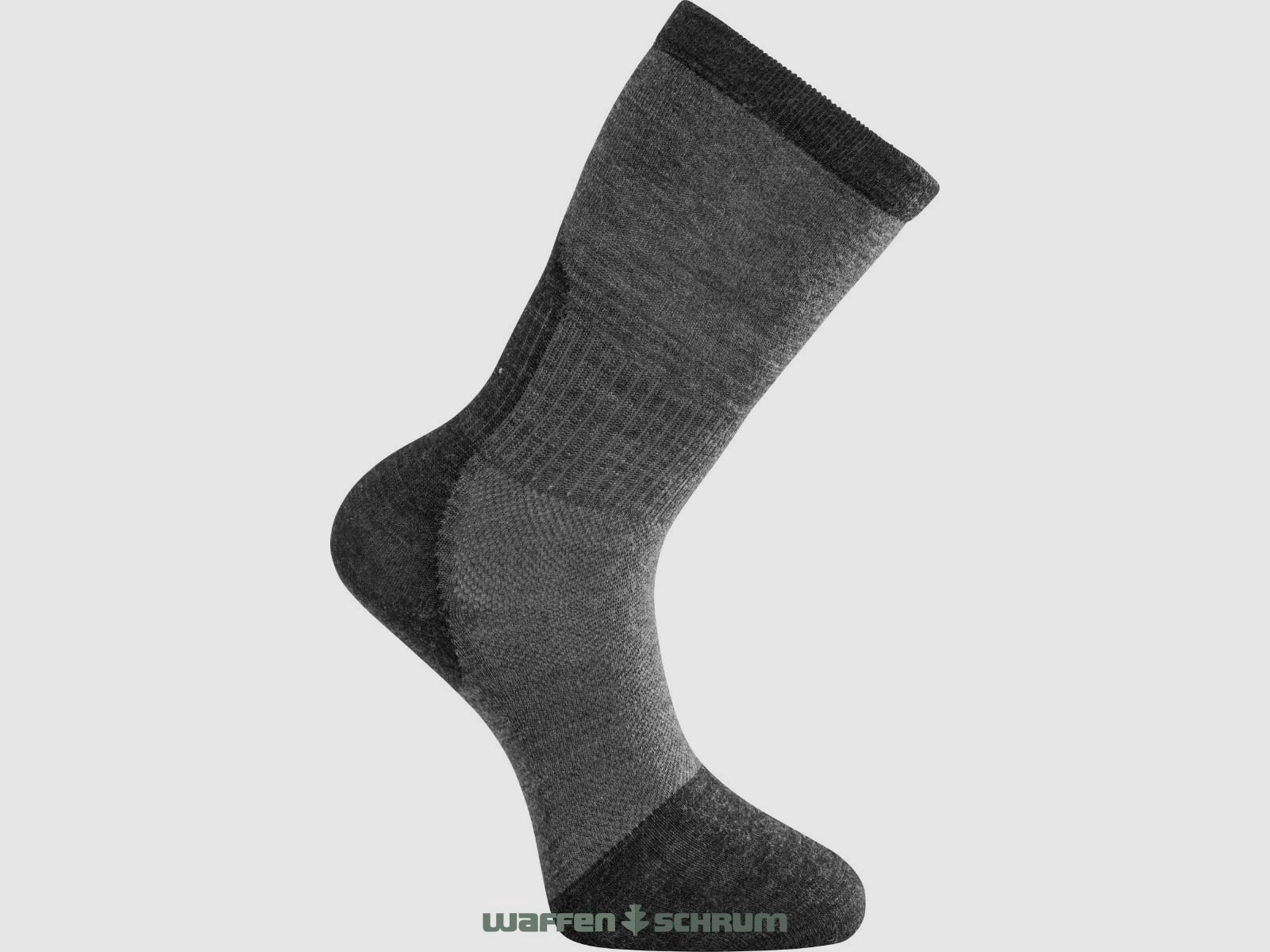 Woolpower Socke Skilled Liner Dunkelgrau-Grau