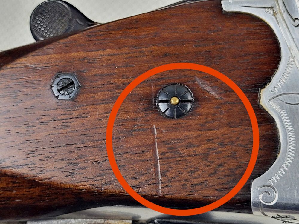 Heym double-barreled rifle