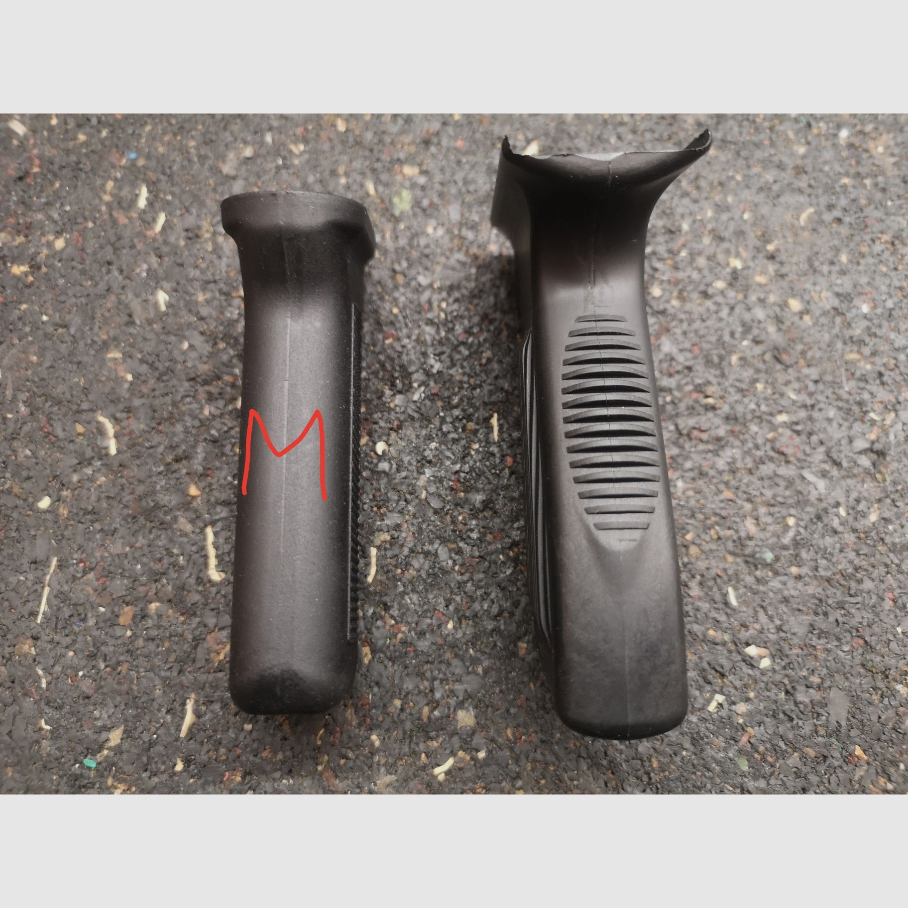 AK 47 pistol grip tactically reinforced