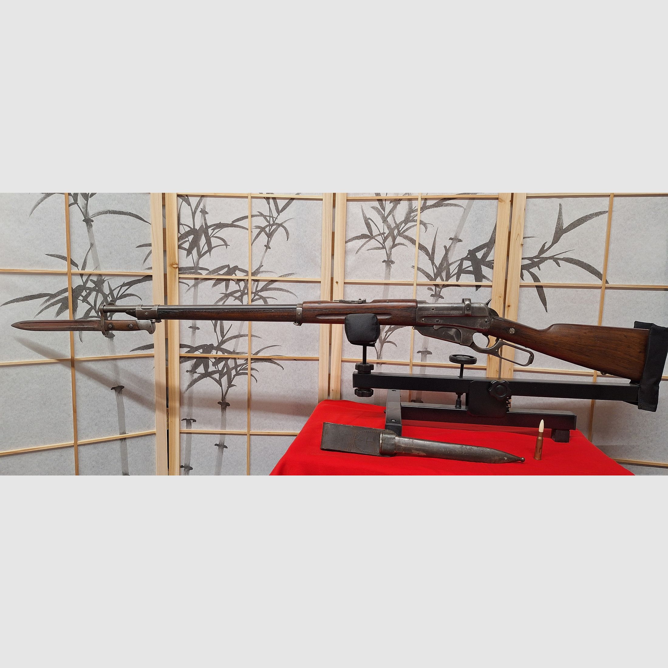 Winchester 1895 Russia contract / contract 7.62x54R with short bayonet M1895 / M95