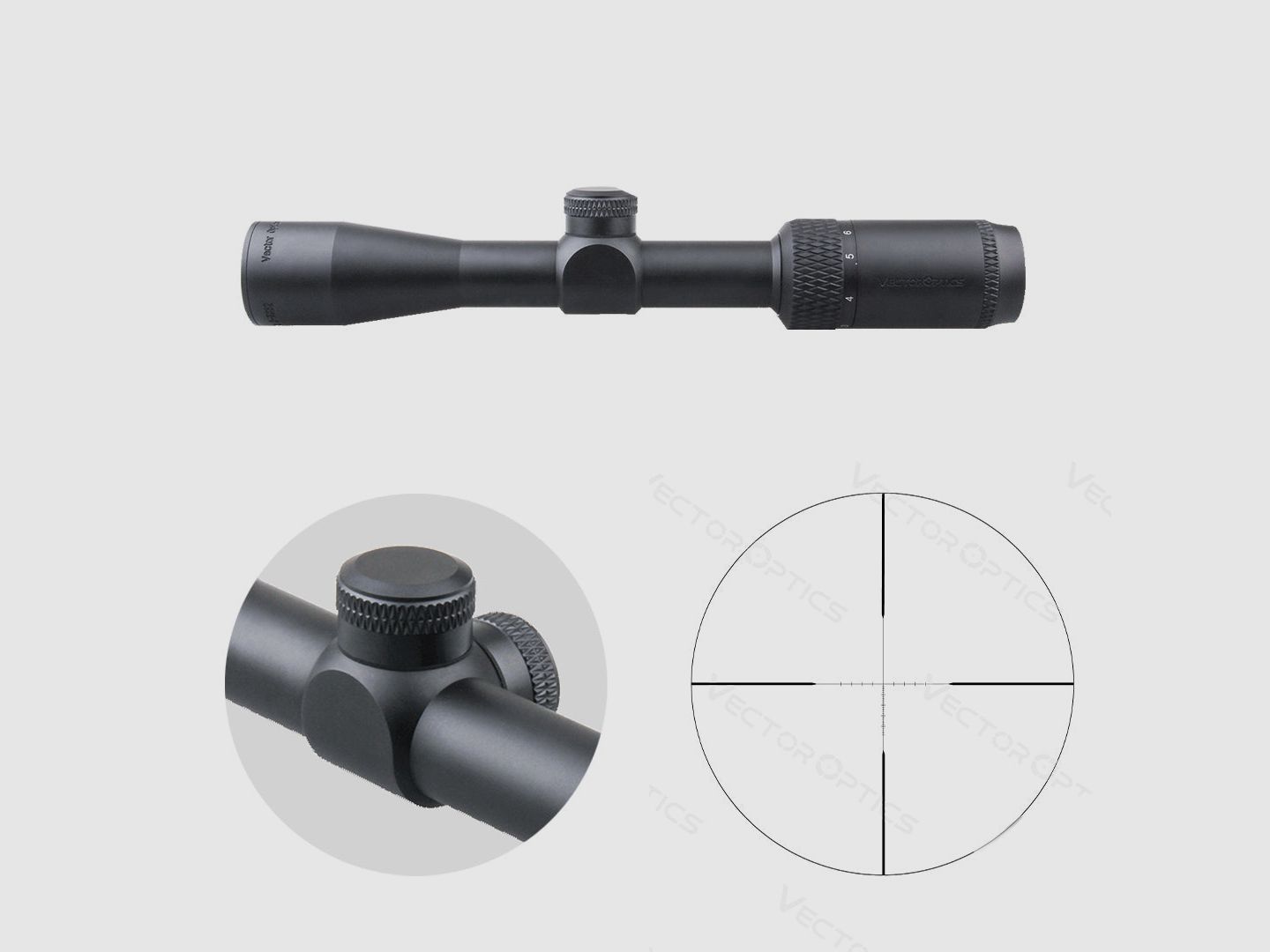 Vector Optics SCOM-33 Matiz 2-7×32 MOA SFP – 11mm Dovetail