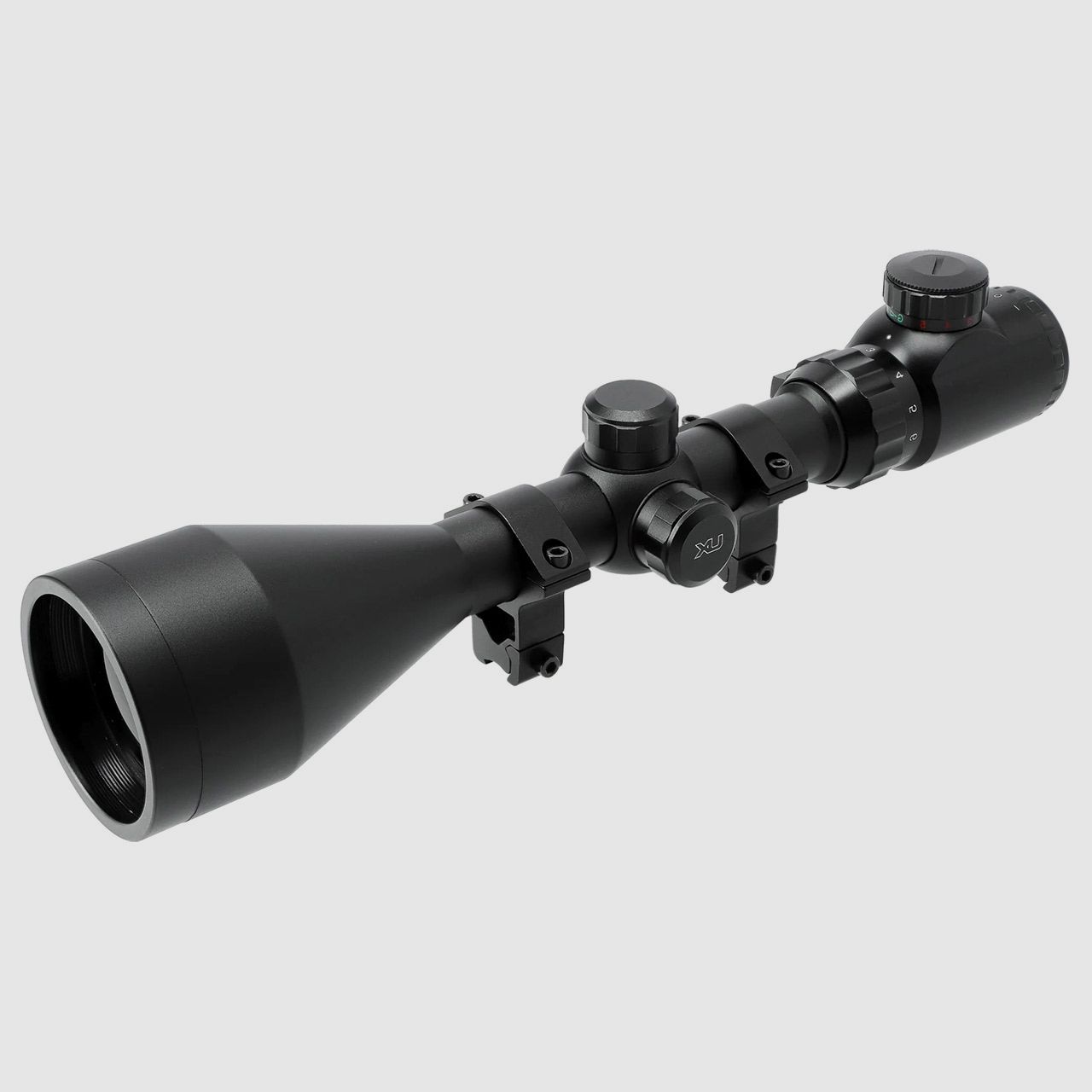 Zielfernrohr Umarex UX RS 3-12x56 DC-FI TacDot Absehen beleuchtet rot grĂĽn inklusive Ringmontagen fĂĽr 11 mm Prismenschiene