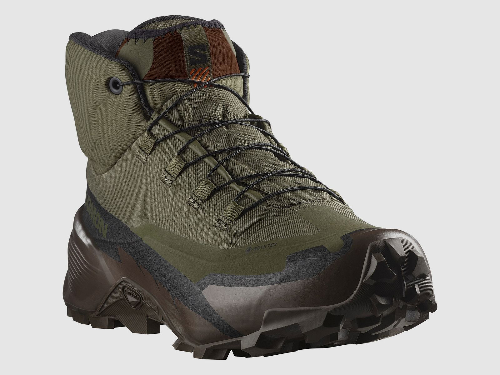 Salomon CROSS HIKE TRACKER GTX - Verde / Marrone Terra, immagine 2 di 15