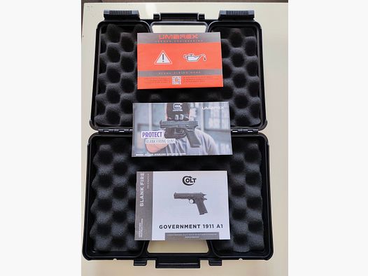  Colt Government 1911 UMAREX Koffer mit Bedienungsanleitung 