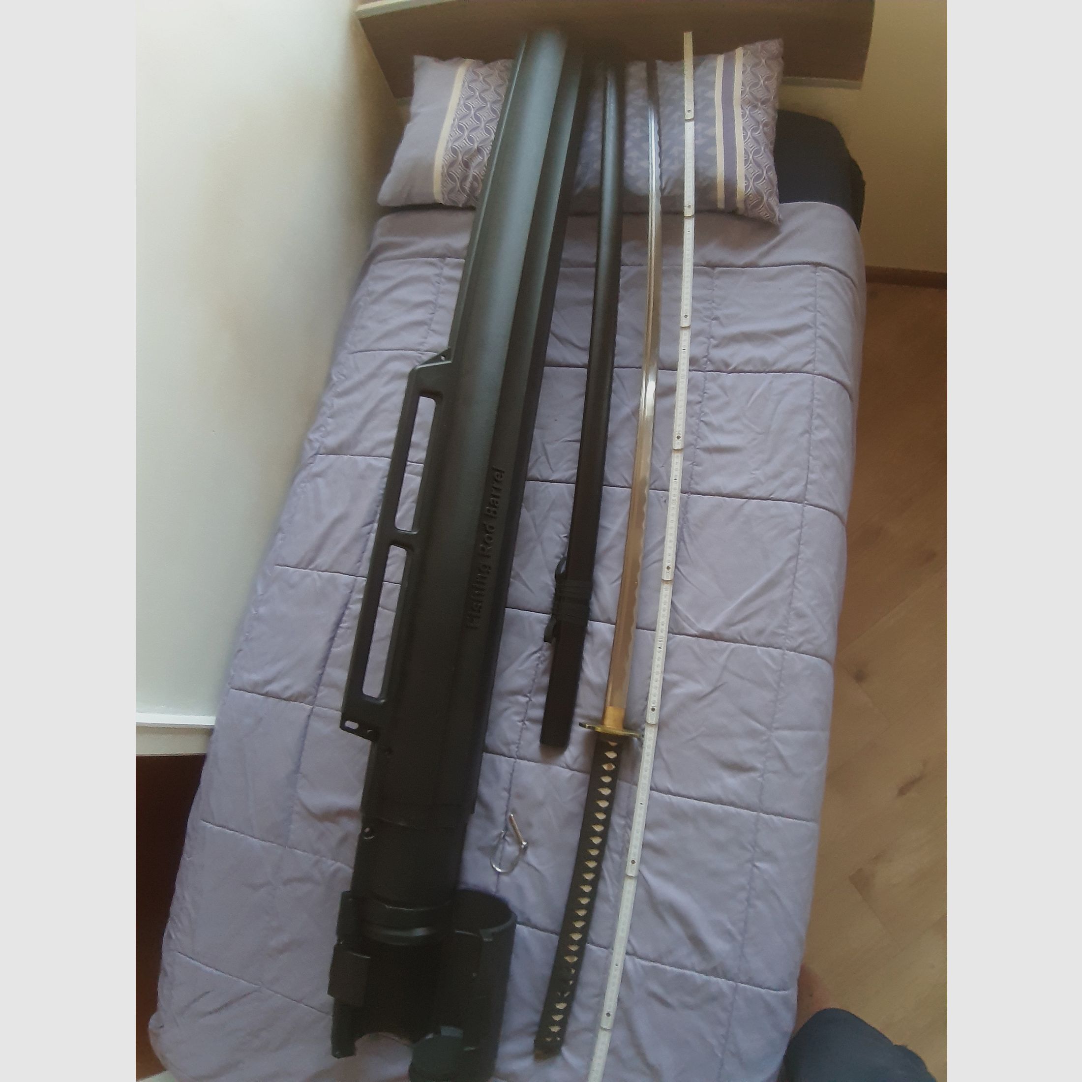  1 NODACHI / ODACHI  Samurai Schwert NEU  + 1 Hartschalen  Transportköcher ,                 S PEZIAL KOMBINATION  TOP