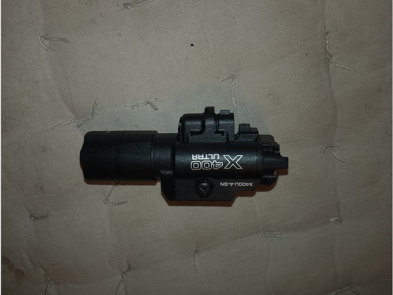 LED flashlight combination with red laser Picatinny universal lamp like new