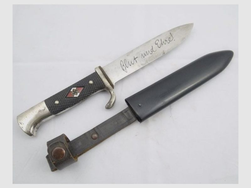 Oryginalny nóż podróżny HJ z motywem z Wk2 (Boker Solingen)