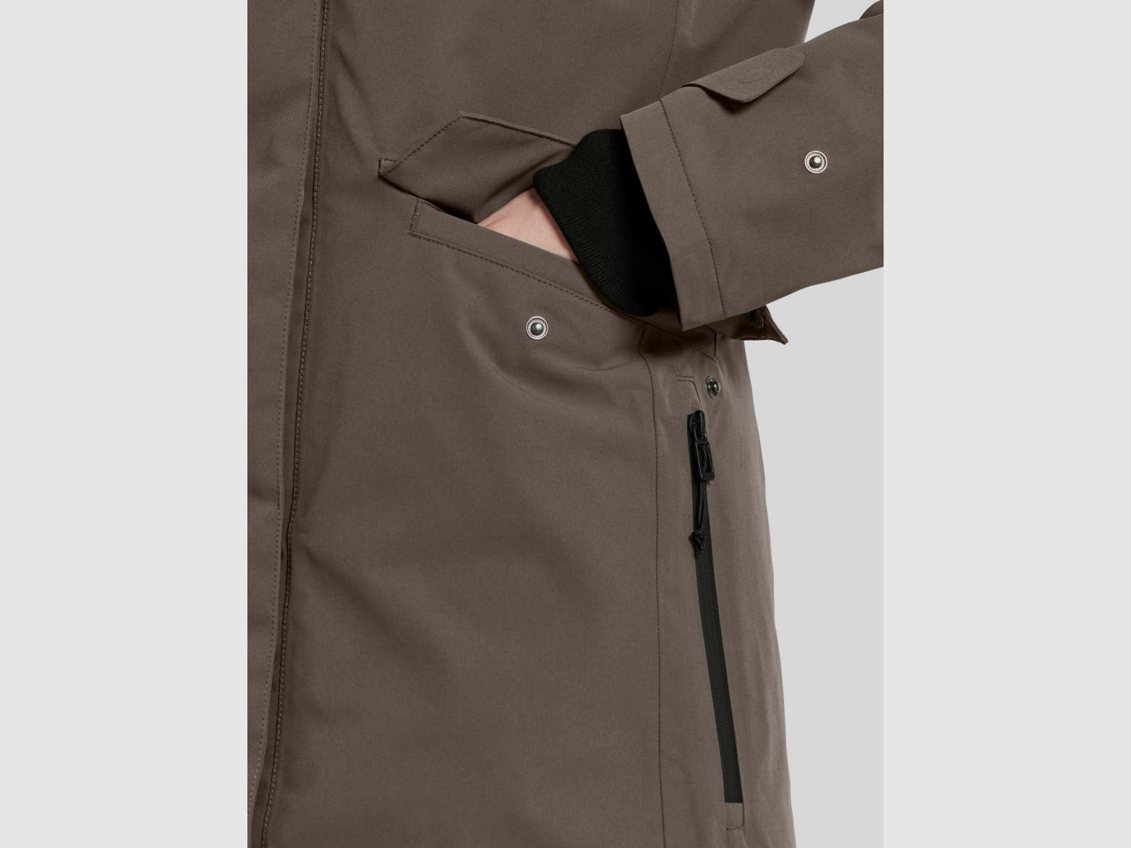 DIDRIKSONS Erika Damen Parka 3 Mocha Brown