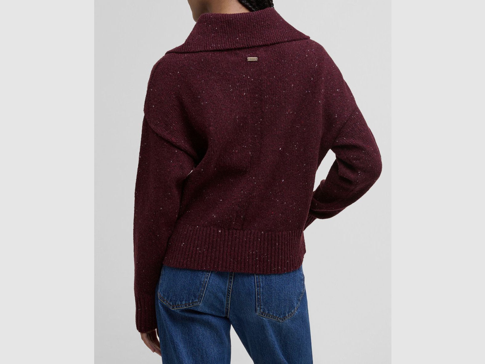 Barbour Pullover Lavensdale rojo HW25