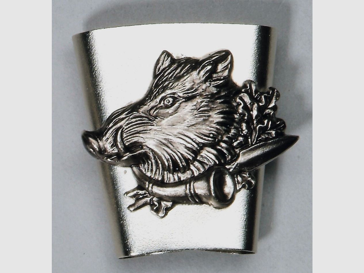 Barthülse mit Keiler-Motiv – 4 cm