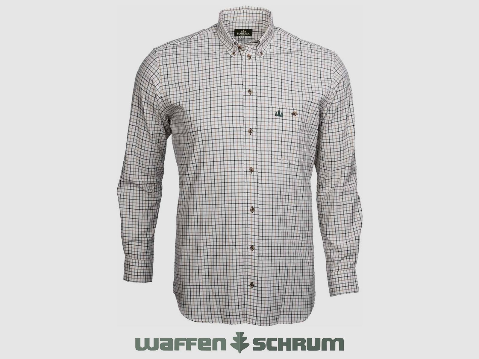 Camisa Foresta de cuadros naturales