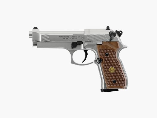 PISTOLA DE AIRE COMPRIMIDO BERETTA M92 FS CO2 4,5mm Diabolo < 4,0 J Níquel