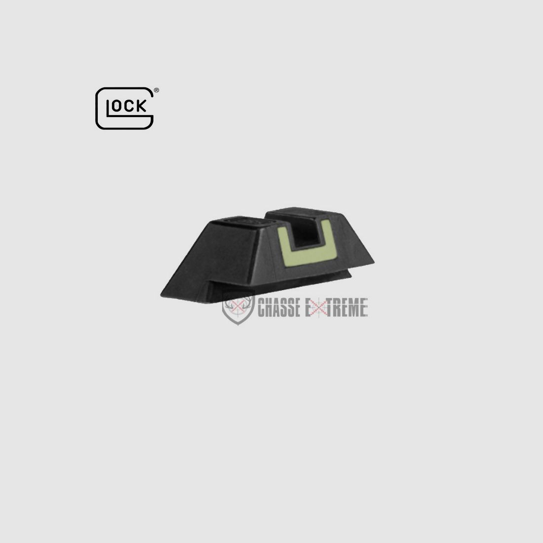 Visier GLOCK Stahl Leuchtend 7,3 mm