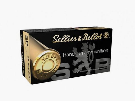SELLIER & BELLOT .38SPECIAL SP/TM - 158GRS - 50 SCHUSS