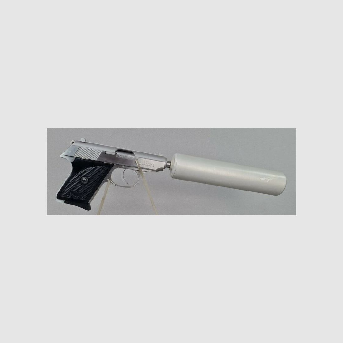 Walther INTERARMS TPH (stainless) mit Schalldämpfer