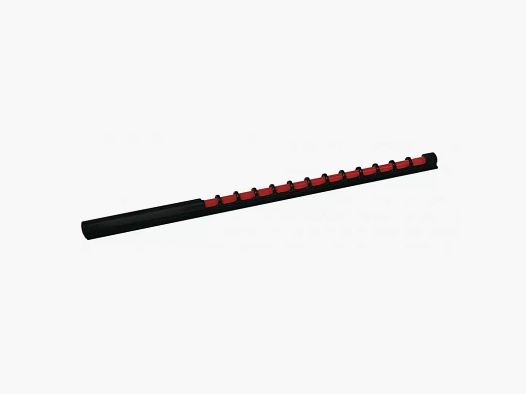 MUSZKA ŚWIATŁOWODOWA RUBY CZERWONA 120MM