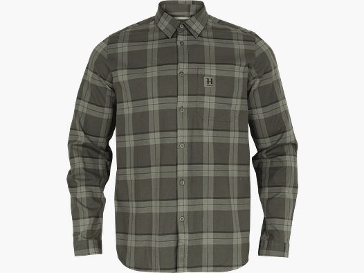 Härkila Fjell Hemd Herren Green Check - XL