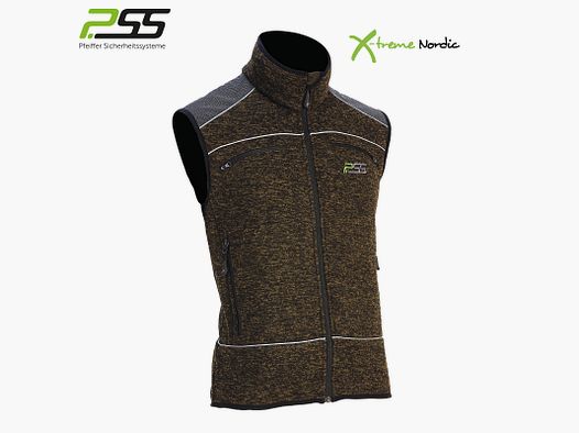 PSS X-treme Nordic Strickweste grün/melange