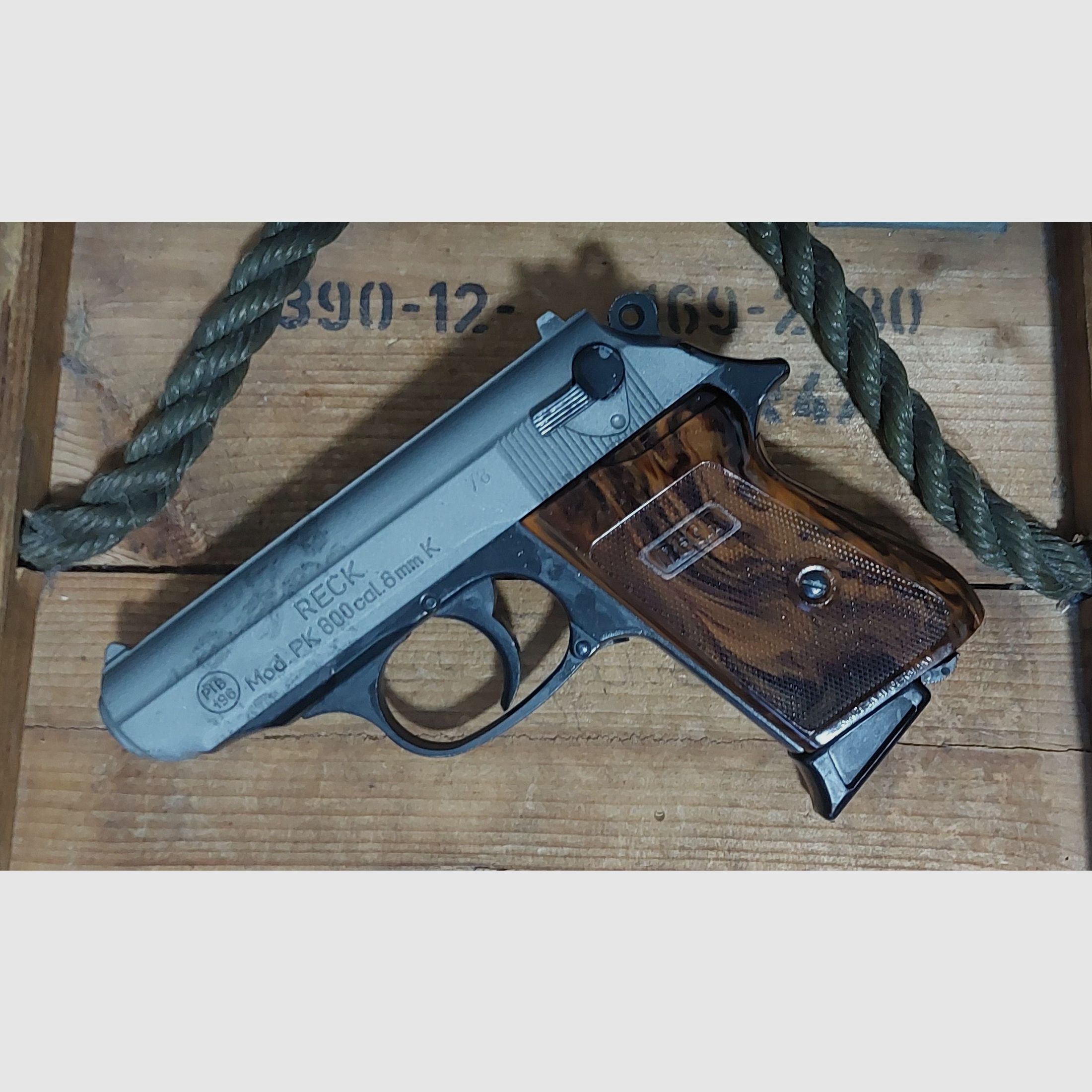 RECK PK 800 mit Sandgestrahltem Schlitten (PTB 196) PK800 RG8 RG9 keine P99 p88 Zoraki HW94 glock Walther 