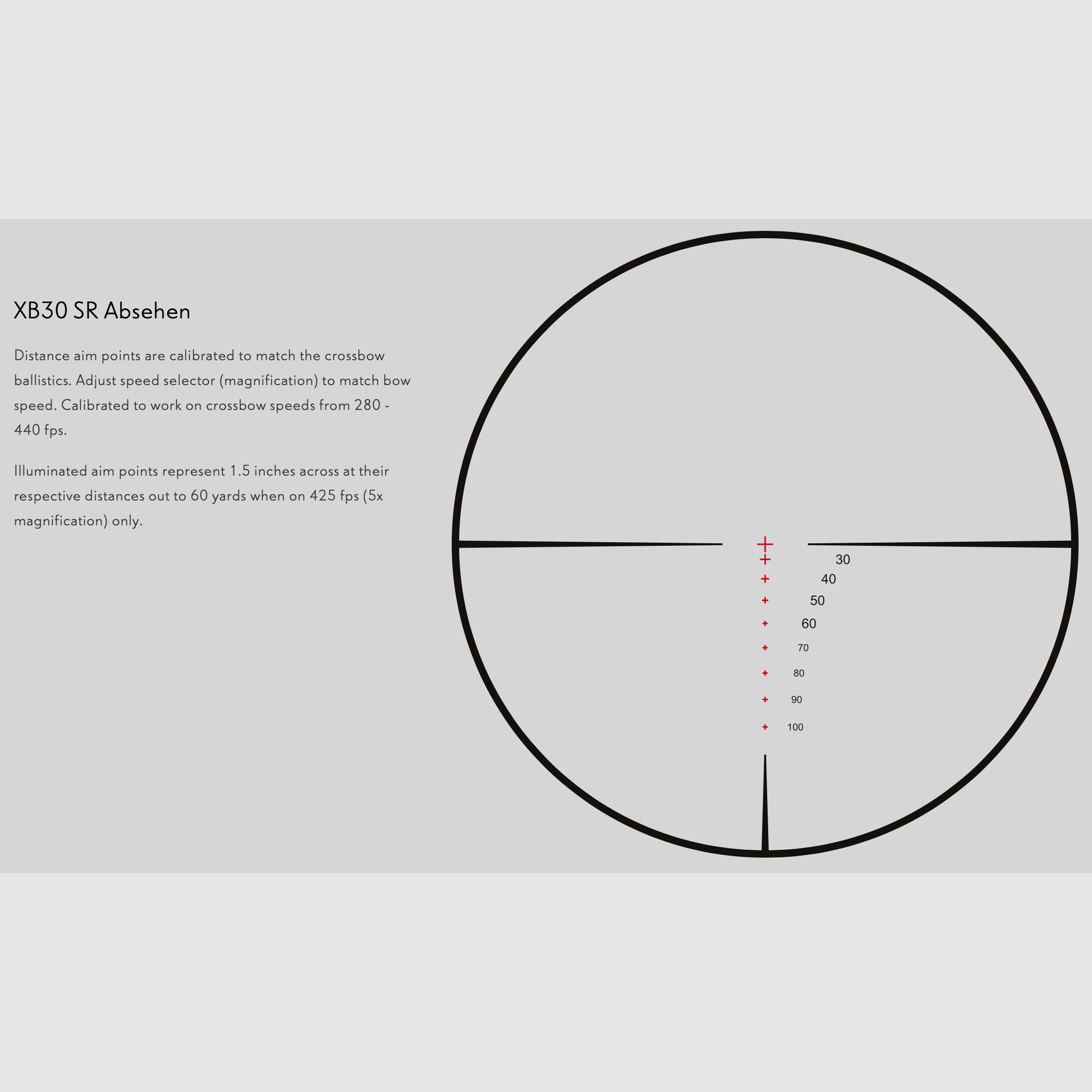 HAWKE 12224 Cannocchiale da carabina XB30 2-7X32 SR CALIBRATO PER 280FPS - 440FPS