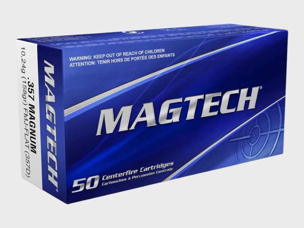 Magtech .357 Mag. FMJ Płaski Nos 158grs. / 50 szt., zdjęcie 1 z 3