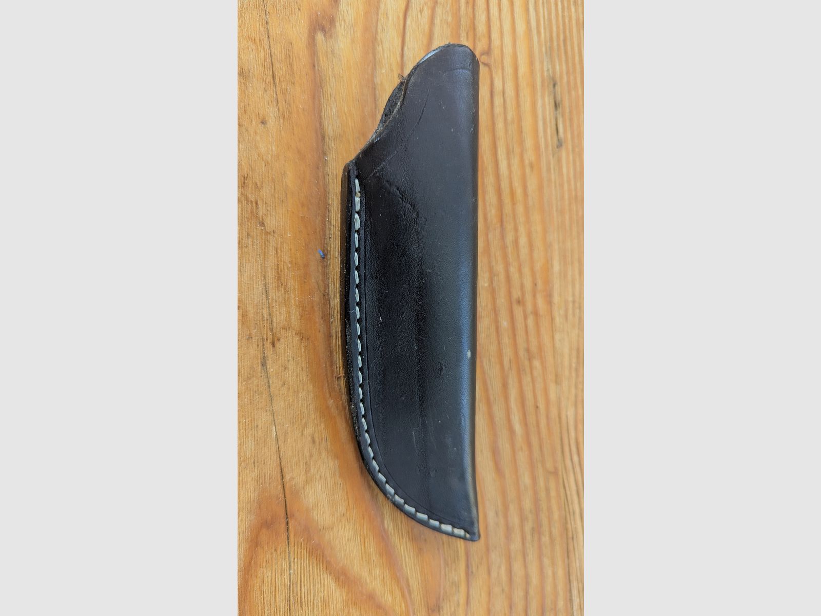 ESEE-4 Bushcraft- & Survivalmes met handgemaakte leren schede