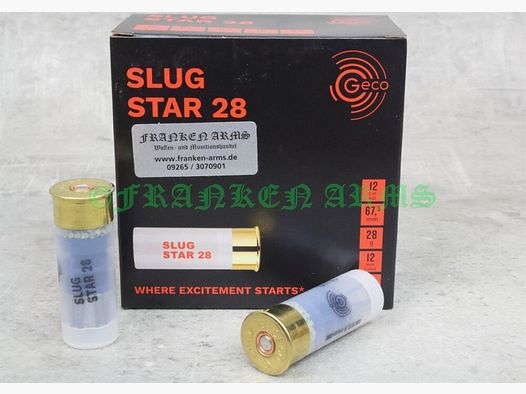 GECO Slug Star 12/67,5 28g 25 sztuk