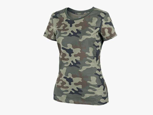 T-Shirt DAMSKI Helikon - Bawełna PL Woodland (TS-TSW-CO-04)