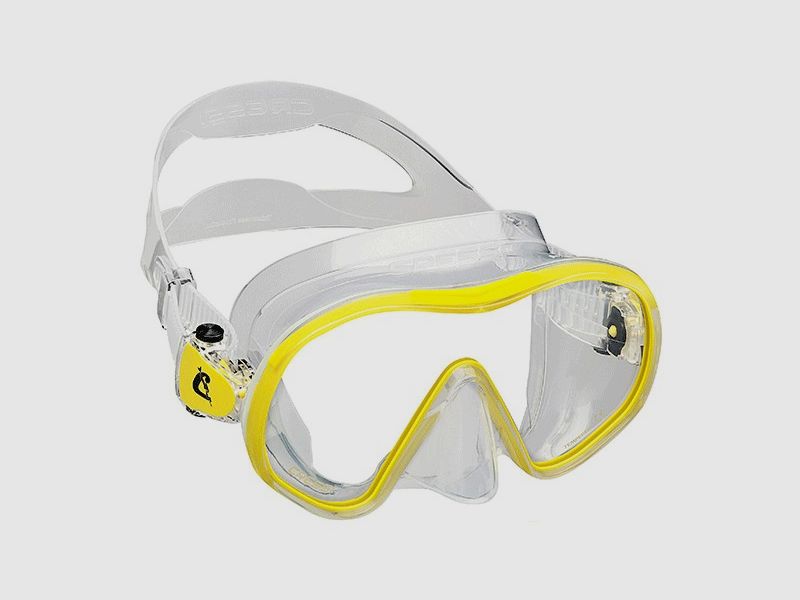 CRESSI F DUAL TRANSPARENT / GELB