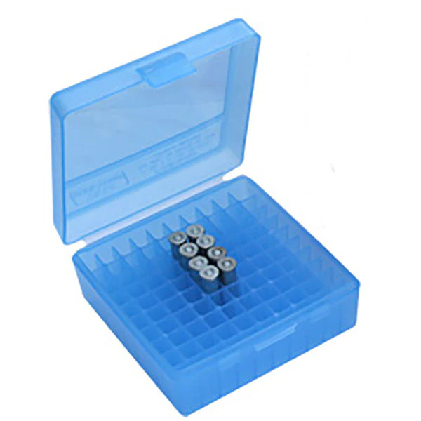 MTM Patronenbox 100x Clear Blue, Bild 1 von 2
