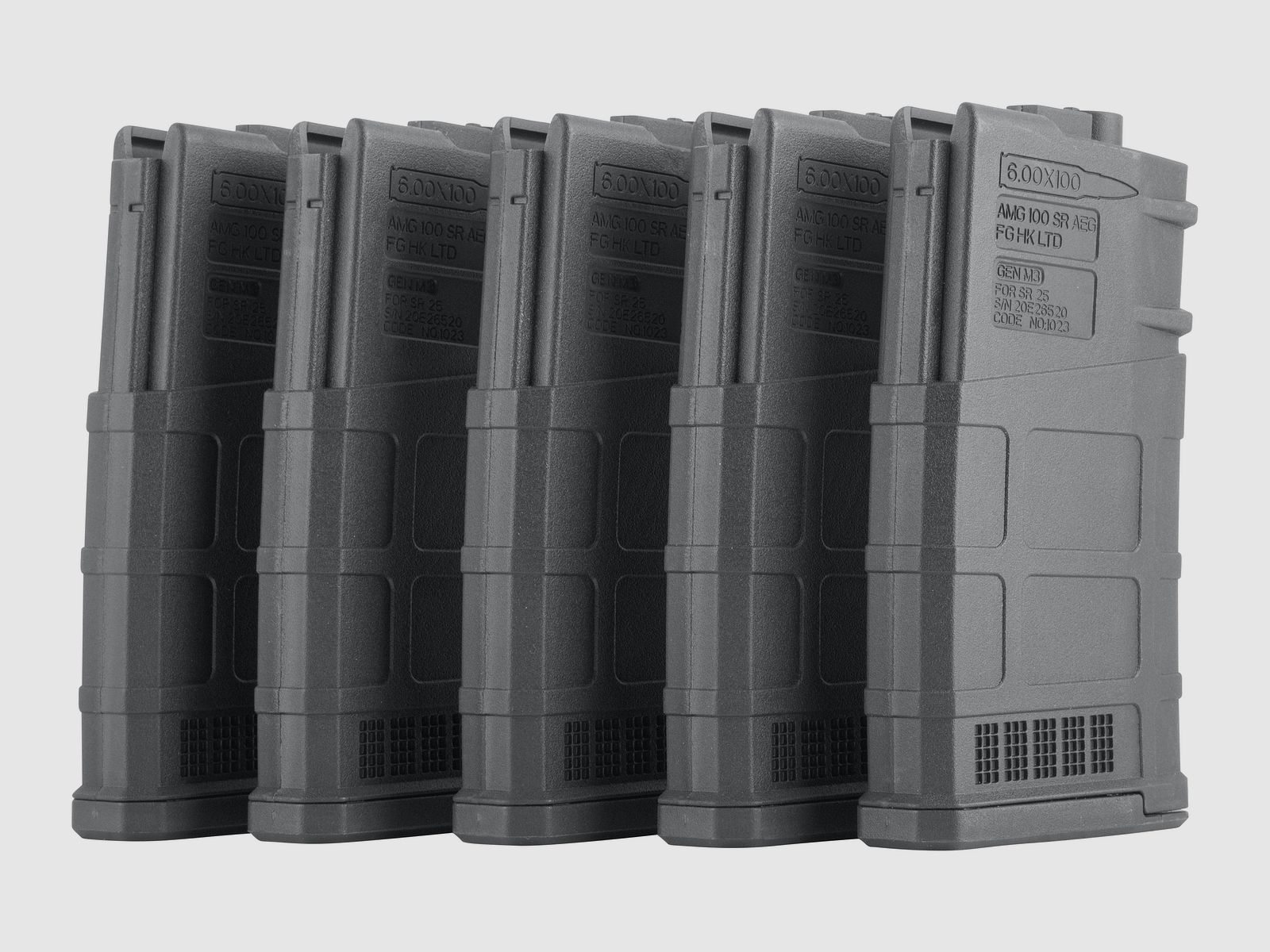 Magazin Ares High Cap AR-308 5er Pack - Airsoft AEG / S-AEG