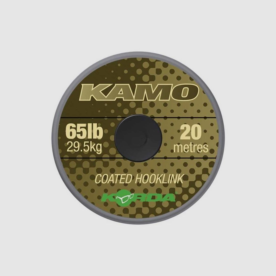 Tresse A Bas De Ligne Korda Kamo Coated Hooklink 20m 65lb
