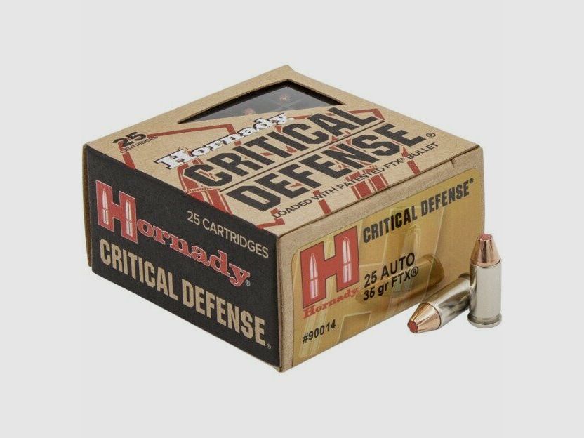 Hornady .25 Auto FTX 35grs / 2,3g