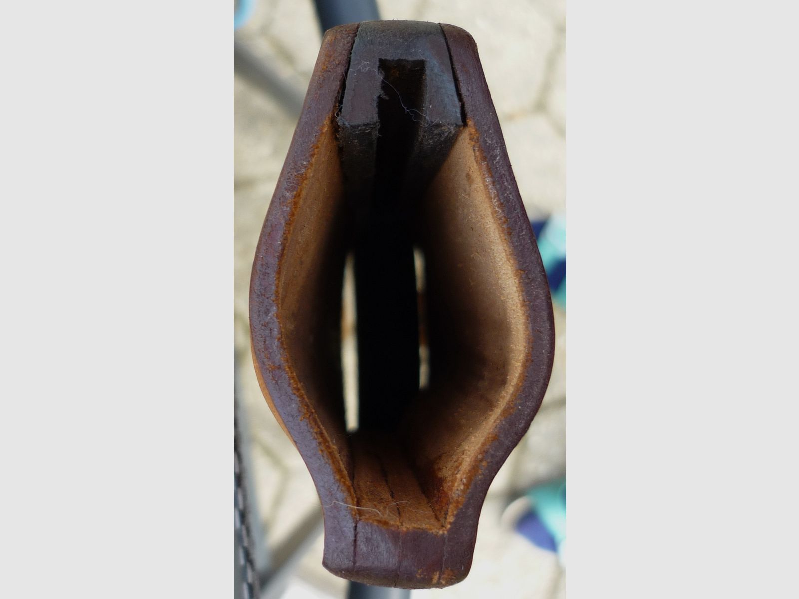 HKDesign Holster Art. Nr. 003 mit Teflon Kornschiene und Snapverschluß  für:   S&W 686  6" Appel  oder Desert Eagle  -   für Linkshänder