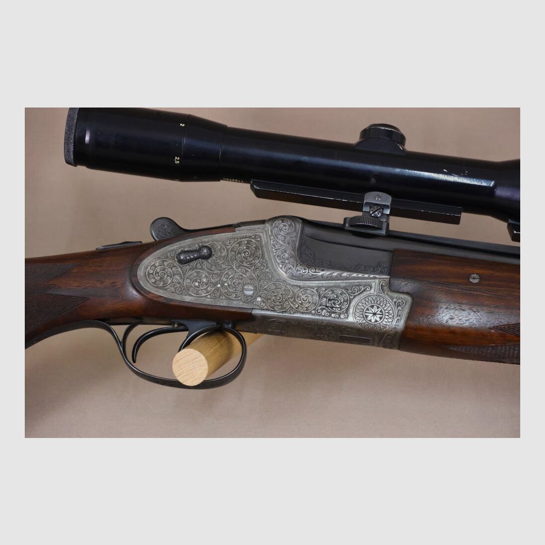 Merkel double-barreled shotgun with side locks // left-handed stock // DBL