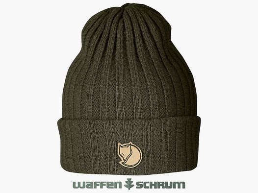 Fjällräven Knitted Hat Byron Hat Dark Olive - Taupe