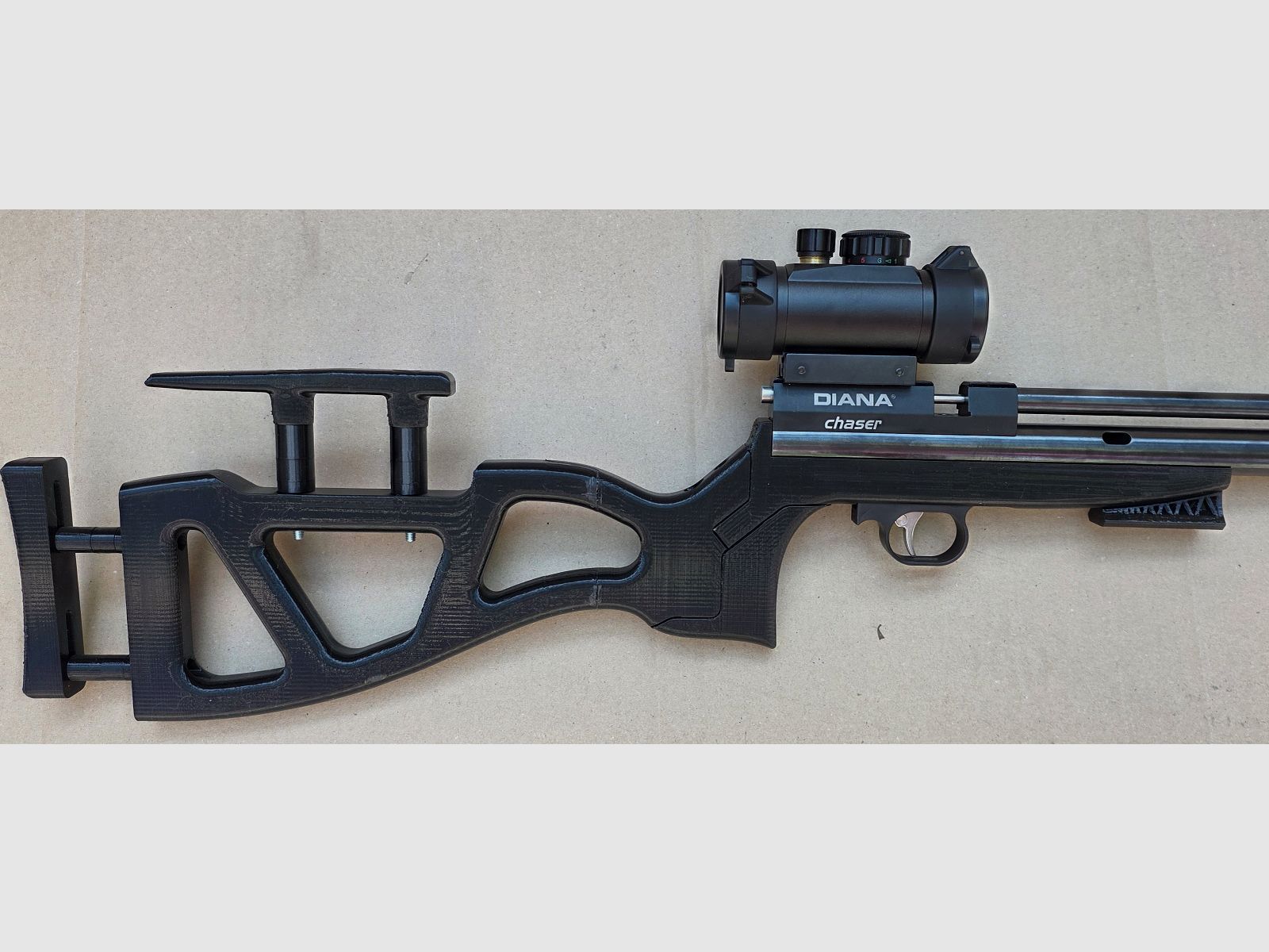 Grip / stock for Diana Chaser Bandit Airbug PETG black #02