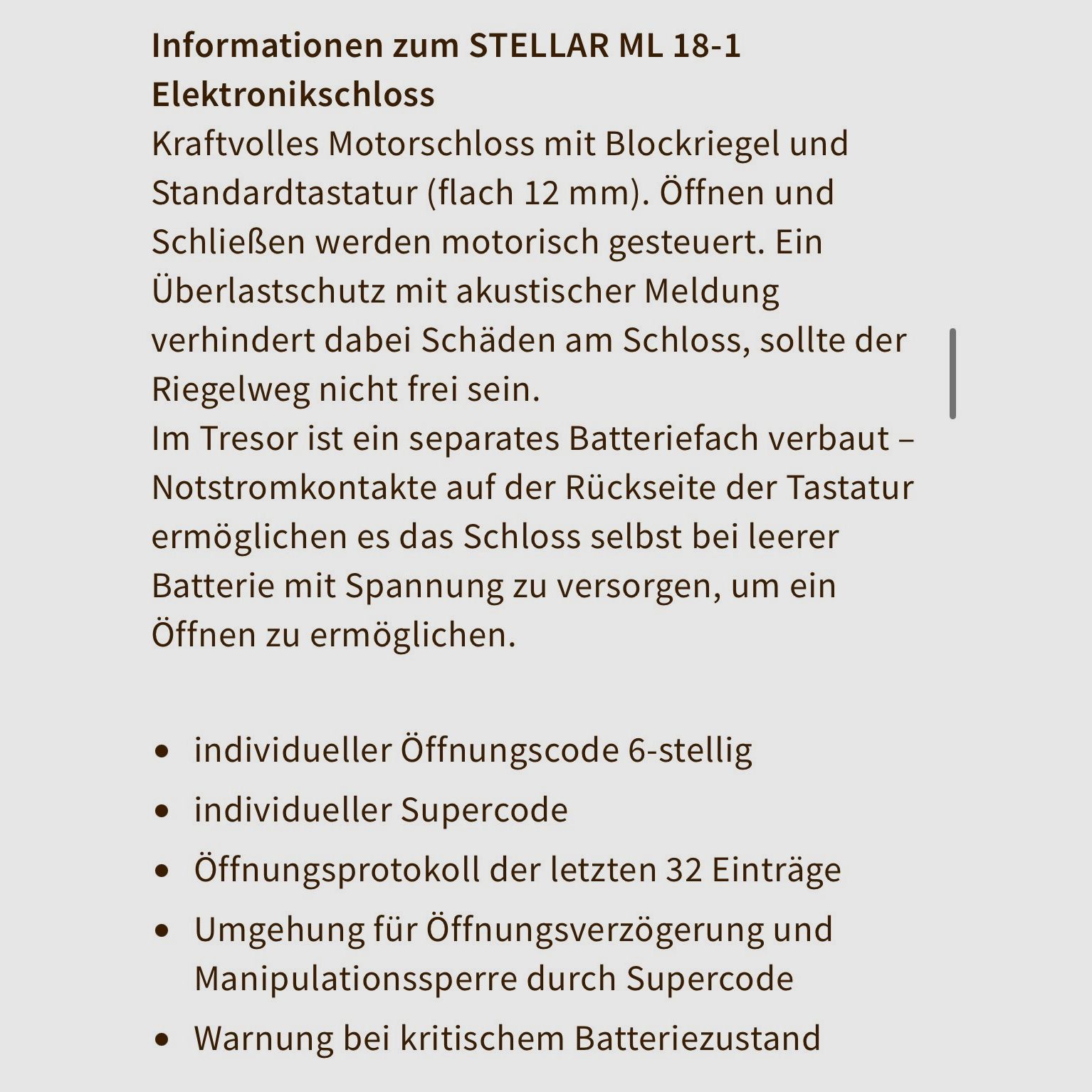 Armoire à pistolets Armoire à armes Classe 1