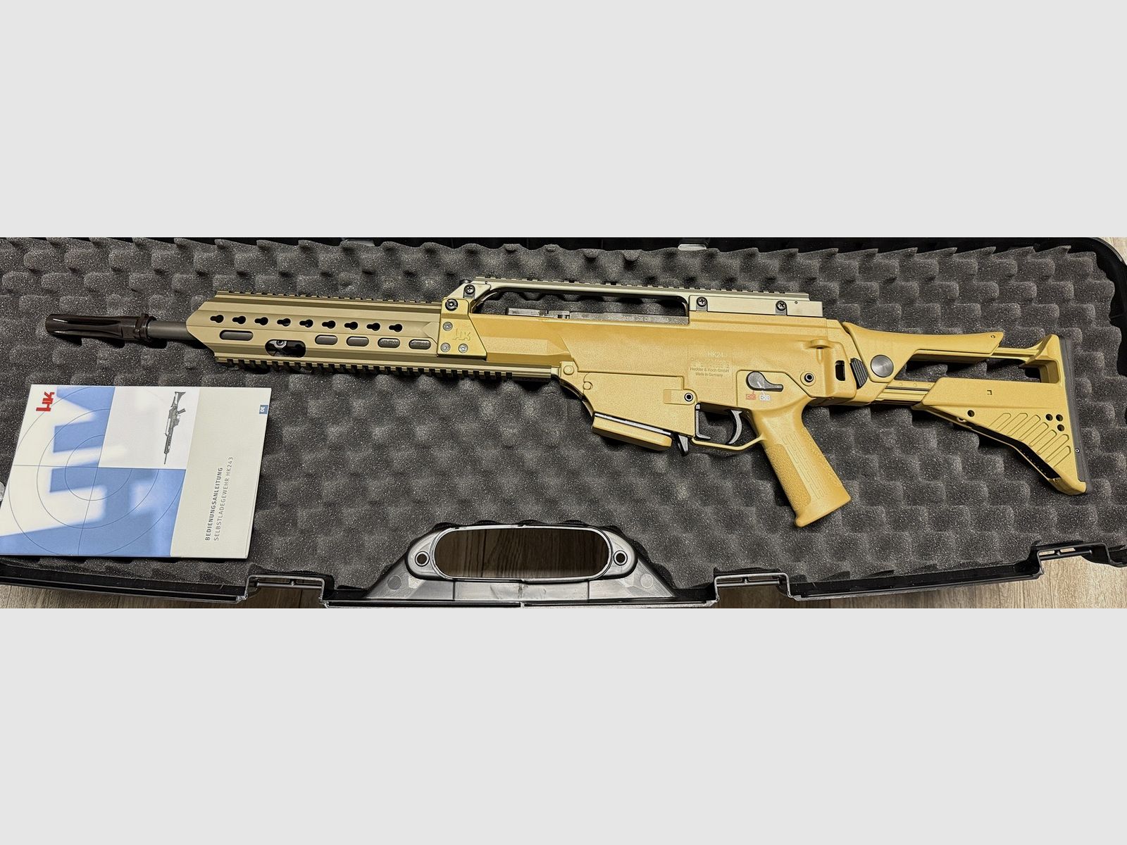 HECKLER & KOCH HK243 S TAR Kaliber .223 Remington in zandkleur