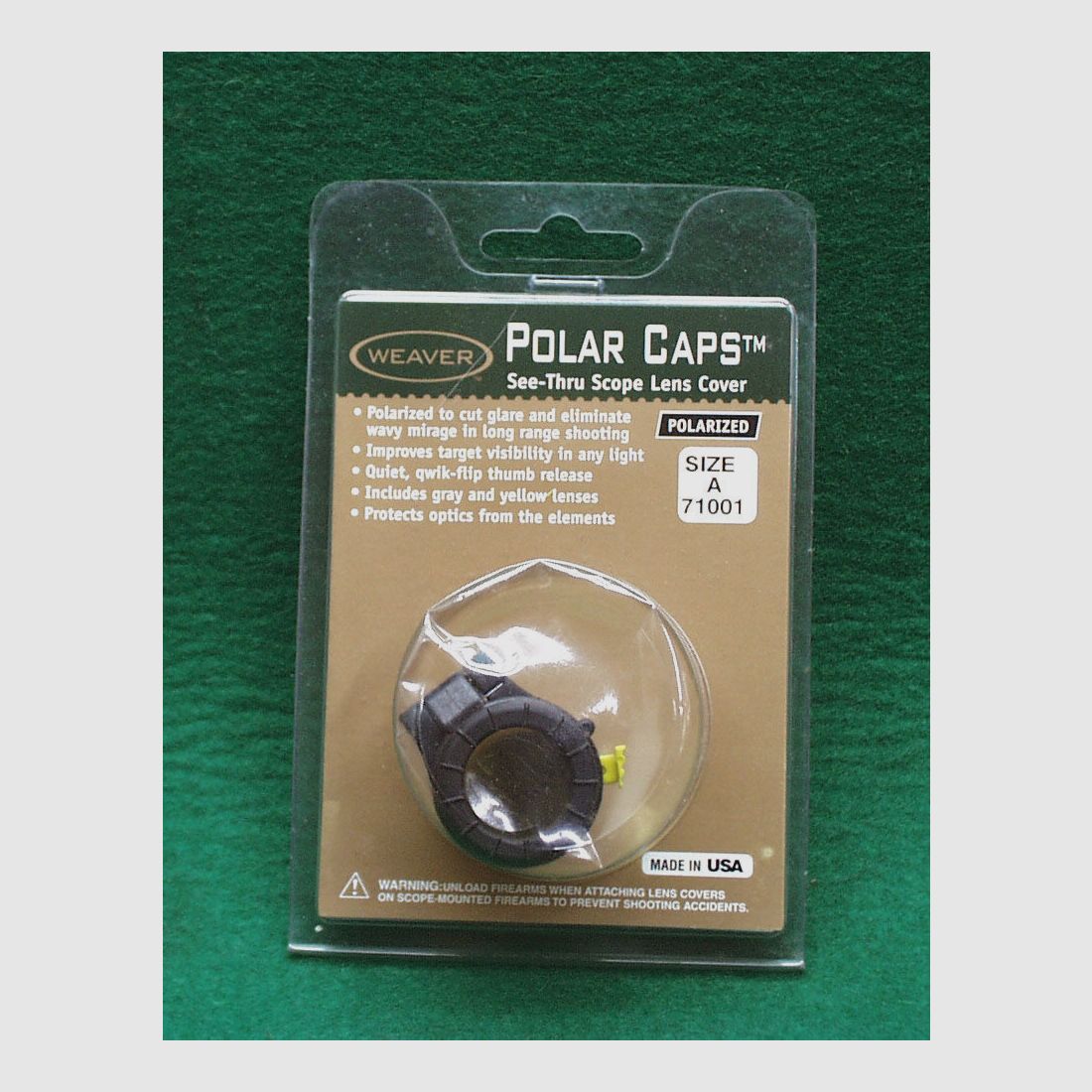 Cappuccio di protezione per lenti Weaver / Polar Caps "A", immagine 1 di 2